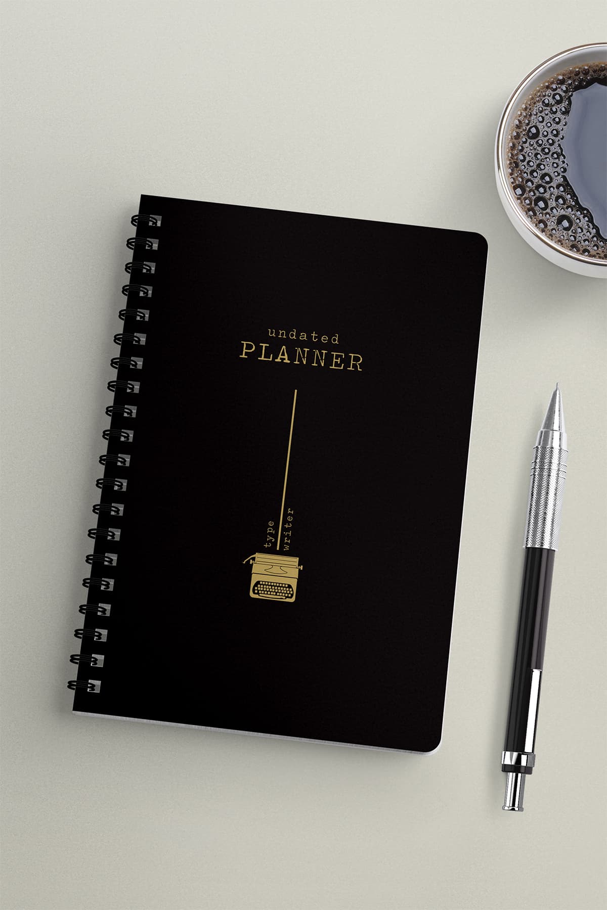 Süresiz Ajanda - Typewriter Serisi