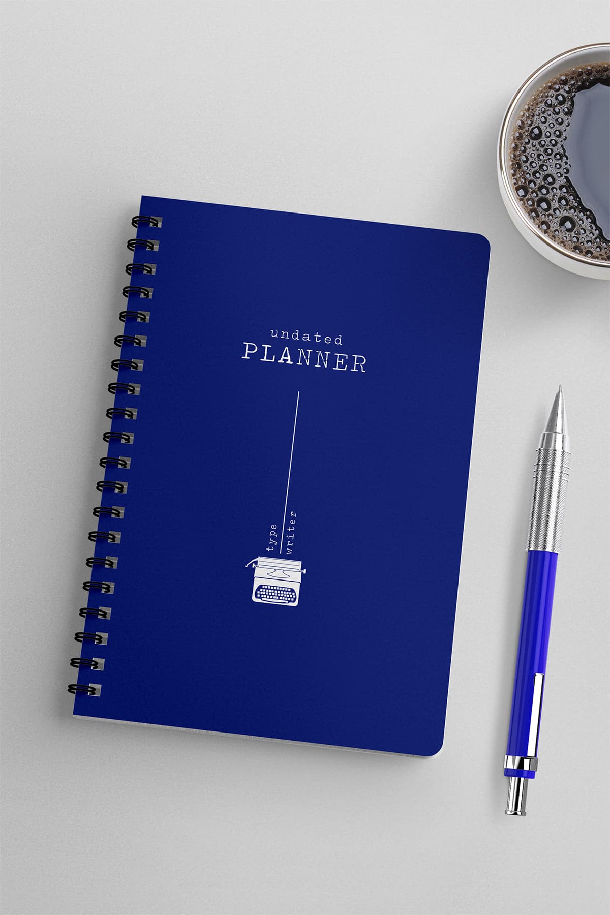 Süresiz Ajanda - Typewriter Serisi