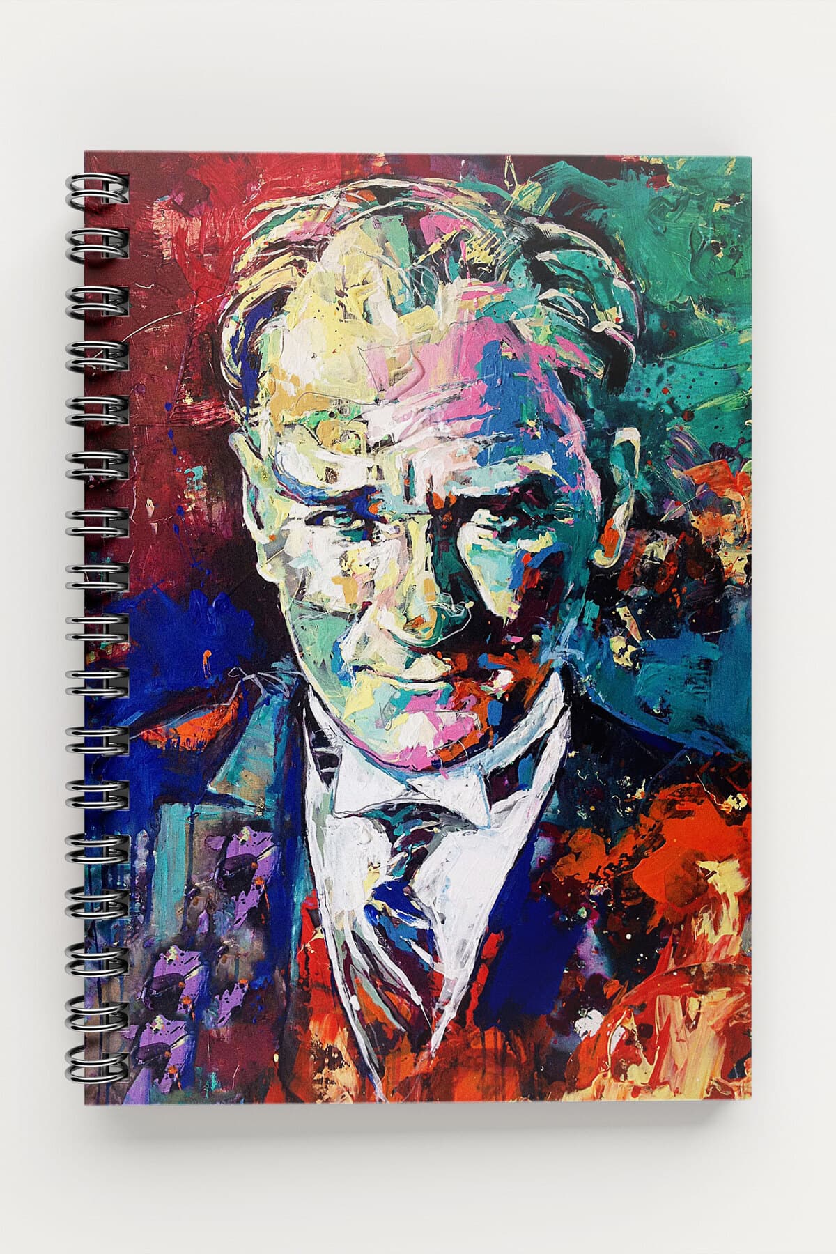 Çizgisiz Defter | 90 Sayfa | Çelik Spiral | Sert Karton Kapak