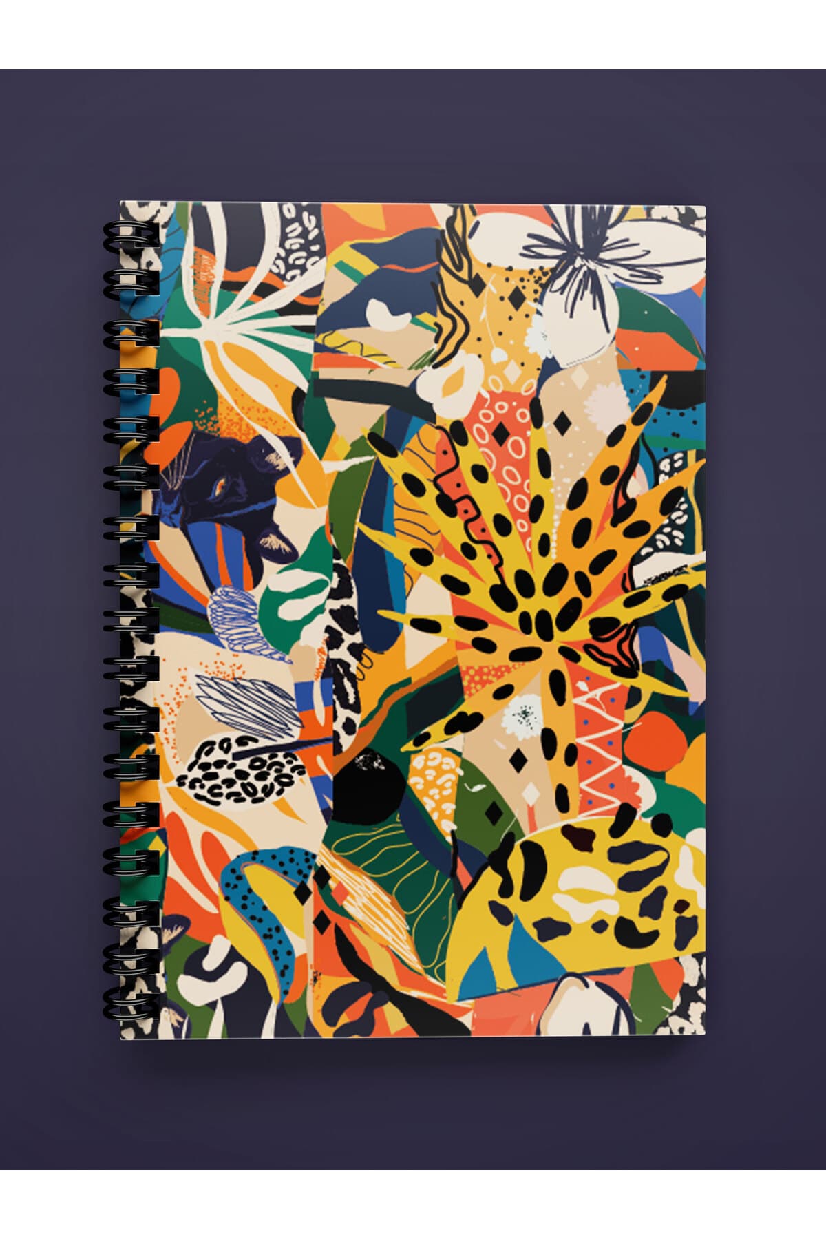 Günlük Planlayıcı Özel Defter | 100 Sayfa | Kalın Karton Kapak | Çelik Spiral